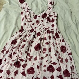 Floral Print Sleeveless Dress
